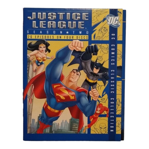 Justice League DC Comics Classic Collection Season 1 - 2 DVD‎ 4-Disc Box Set - Picture 5 of 5